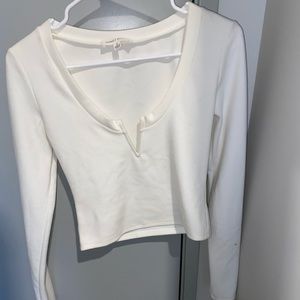 SOFT, long sleeve, white shirt